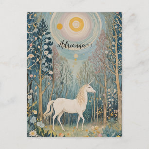 Carte Postale La licorne secrète de Whispering Woods