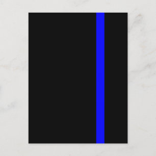Carte Postale La Ligne bleue symbolisée par Thin Line