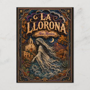 Carte Postale La Llorona Nouveau-Mexique Popcut Légendes