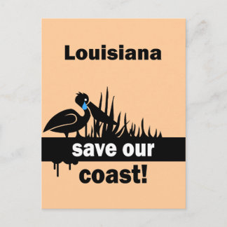 Carte Postale La Louisiane sauve notre côte