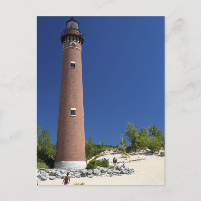 Carte Postale La lumière Little Sable Point sur le lac Michigan (Devant)