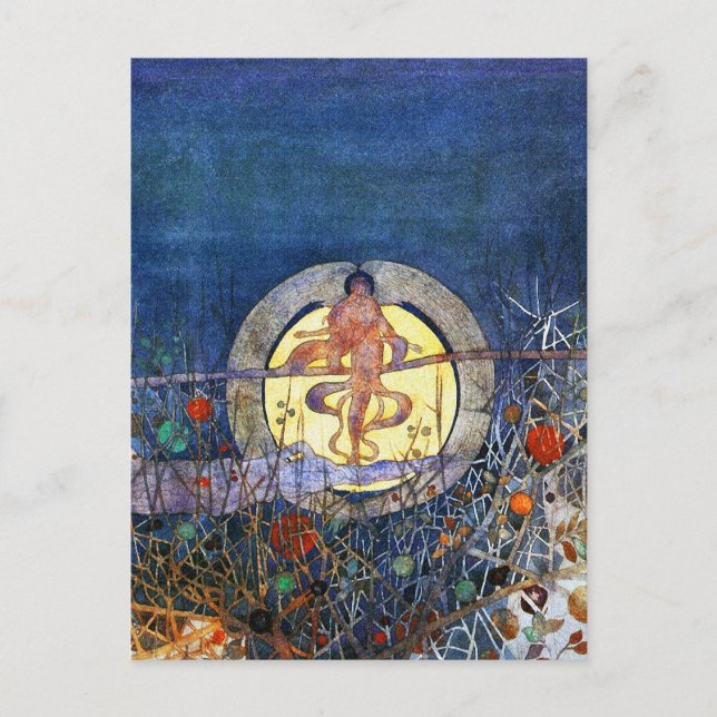 Carte postale : La lune de récolte (Devant)