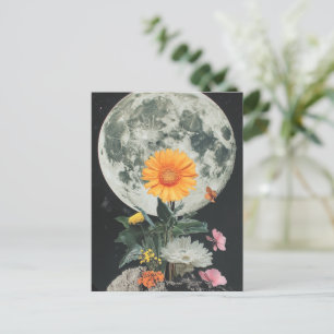 Carte Postale La Lune S'Éclate Sur Le Charme Rustique (2)