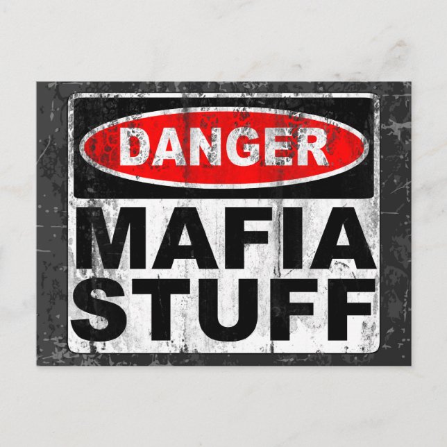 Carte Postale La mafia (Devant)
