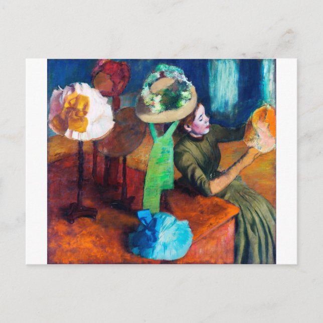 Carte Postale La Magasine De Fabriques, Edgar Degas (Devant)