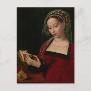 Carte Postale La Magdalen lecture par Ambrosius Benson