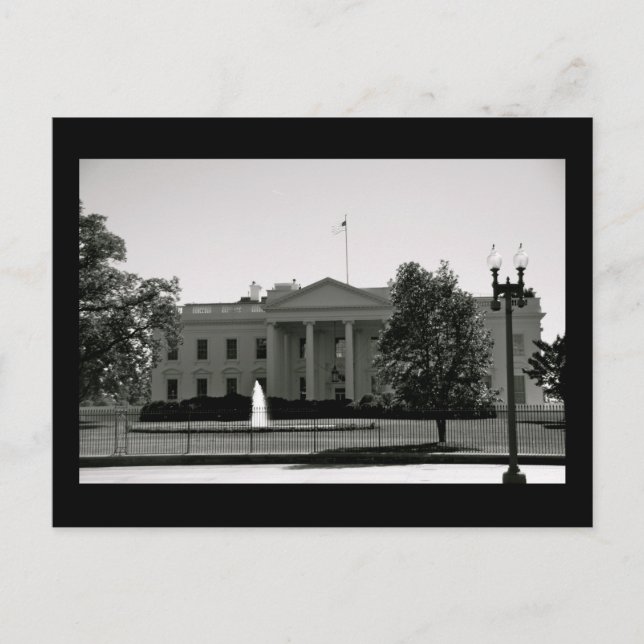 Carte Postale la maison blanche (Devant)