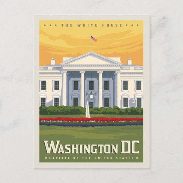 Carte Postale La Maison Blanche | Washington, D.C. (Devant)