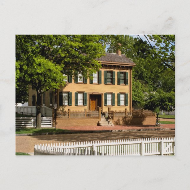 Carte Postale La maison d'Abraham Lincoln (Devant)