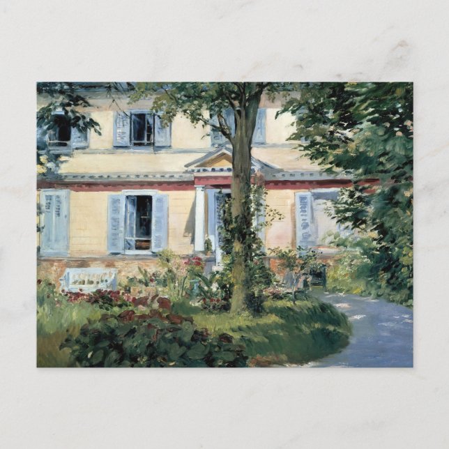 Carte Postale La Maison de Rueil | Édouard Manet (Devant)