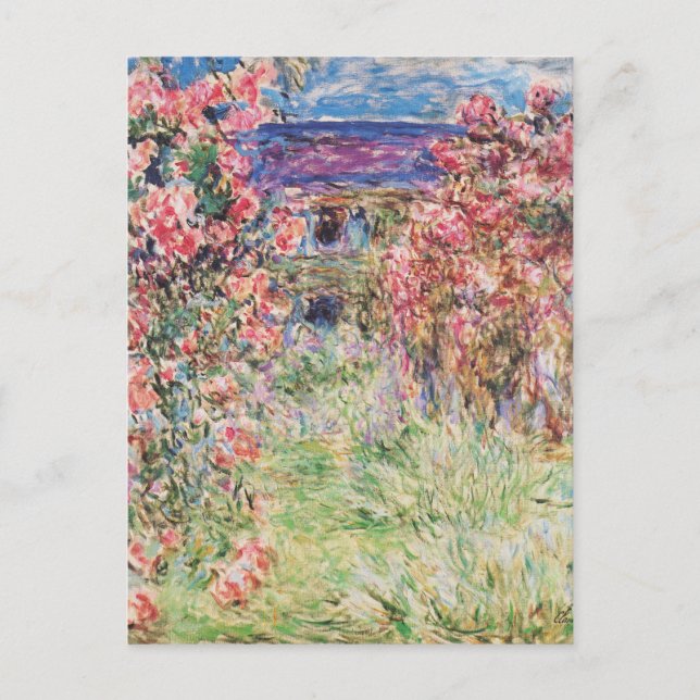 Carte Postale La Maison des Roses par Claude Monet (Devant)