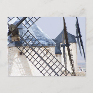Carte Postale La Mancha, Espagne. Don Quichotte a rendu célèbre 