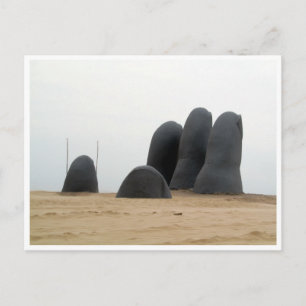 Carte Postale la mano punta