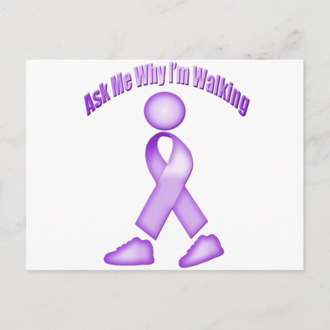 Carte Postale La marche d'Alzheimer (Devant)