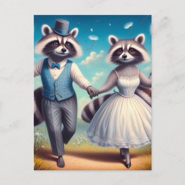 Carte Postale La mariée et la chambre du Raccoon (Devant)