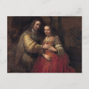 Carte Postale La mariée juive de Rembrandt