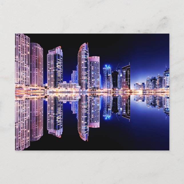 Carte Postale La marina de Dubaï (Devant)