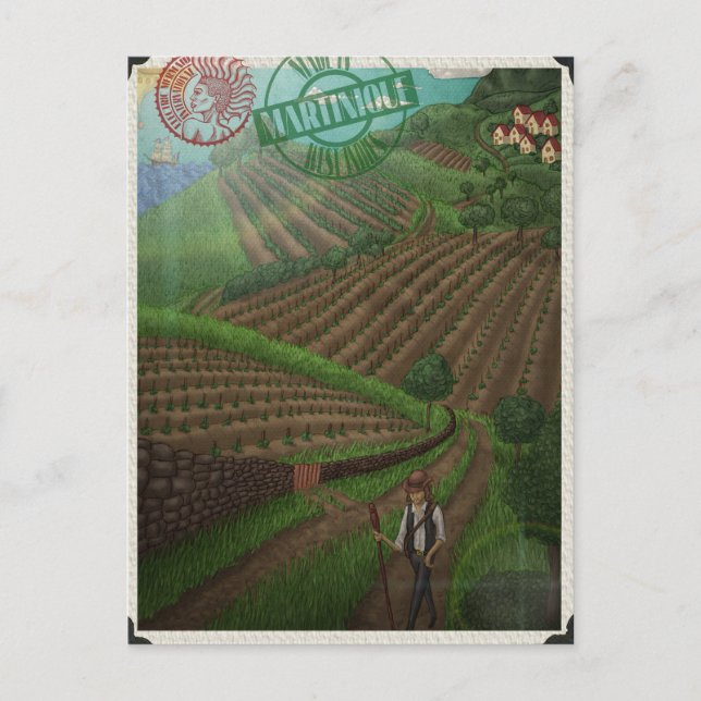 Carte Postale La Martinique par Ordovich (Devant)