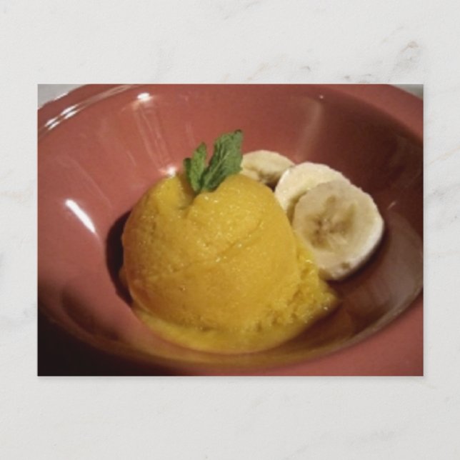 Carte Postale La meilleure jamais recette de crème glacée de (Devant)