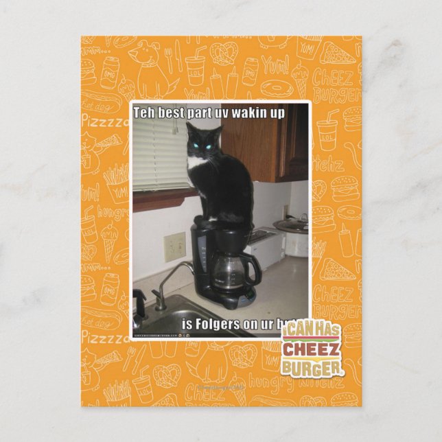 Carte Postale la meilleure partie uv réveil (Devant)