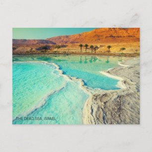 CARTE POSTALE LA MER MORTE, ISRAËL