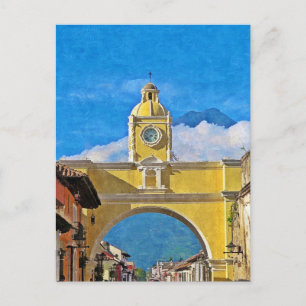 Carte Postale La Merced Arch - Antigua