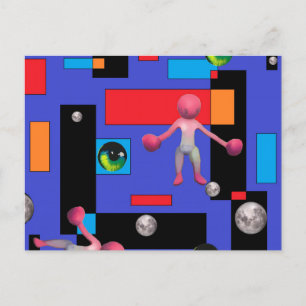 Carte Postale La momie II - Ken Gage Art Abstrait
