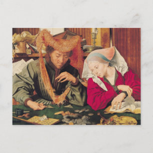 Carte Postale La monnaie et sa femme, 1539