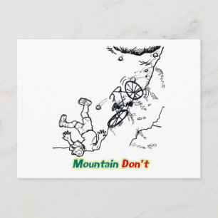 Carte Postale La montagne ne fait pas