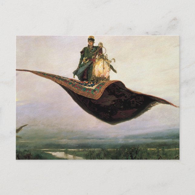Carte Postale La moquette volante (Devant)