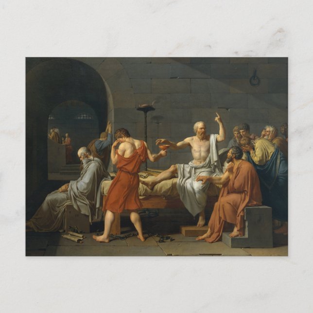 Carte Postale La Mort De Socrate (Devant)