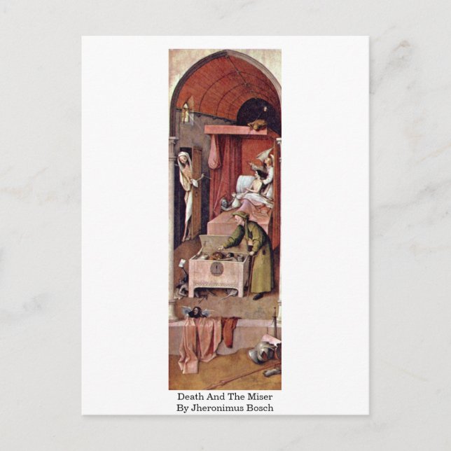 Carte Postale La Mort Et La Maîtrise De Jheronimus Bosch (Devant)