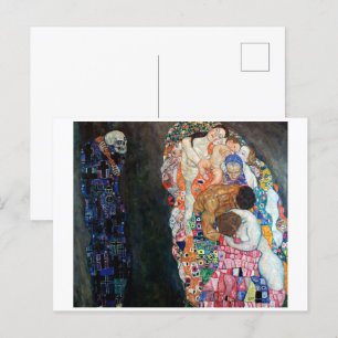 Carte Postale La mort et la vie   Gustav Klimt  