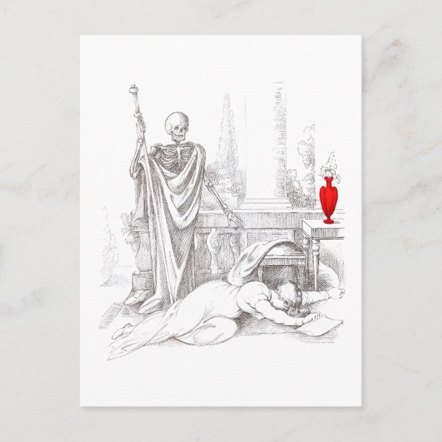 Carte Postale La mort et le grand-père (Devant)