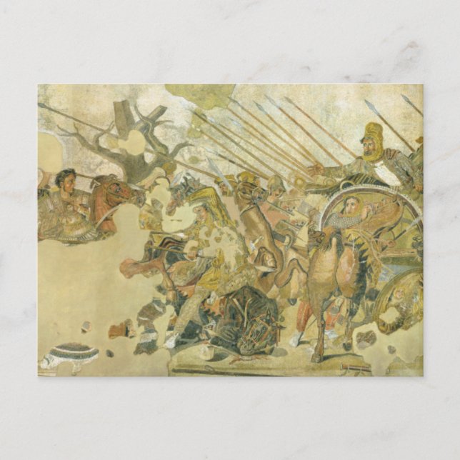 Carte Postale La mosaïque d'Alexandre (Devant)