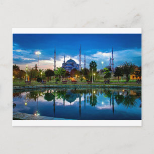 Carte Postale La Mosquée Bleue d'Istanbul en Turquie