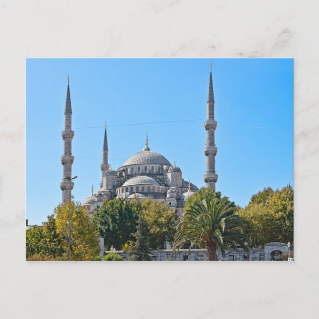 Carte Postale La mosquée bleue Istanbul (Devant)
