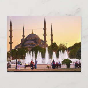 Carte postale La mosquée Bleue, Turquie, Istanbul