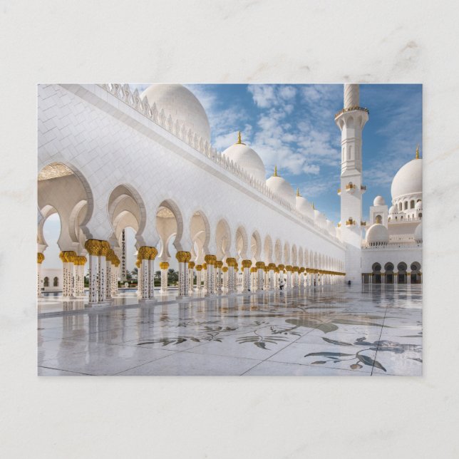 Carte Postale La mosquée Sheikh Zayed (Devant)