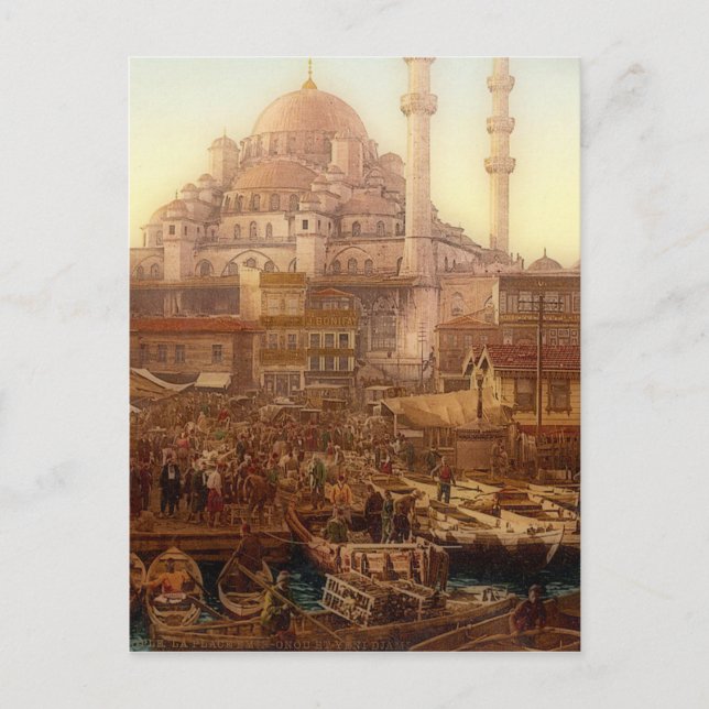 Carte Postale La mosquée Yeni Cami et le bazar Eminö nü -ISTAN (Devant)