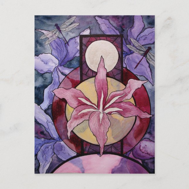 Carte postale: "La naissance" (Devant)