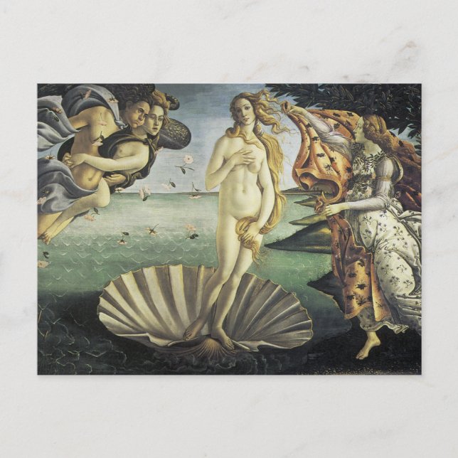 Carte Postale La naissance de Vénus (Devant)