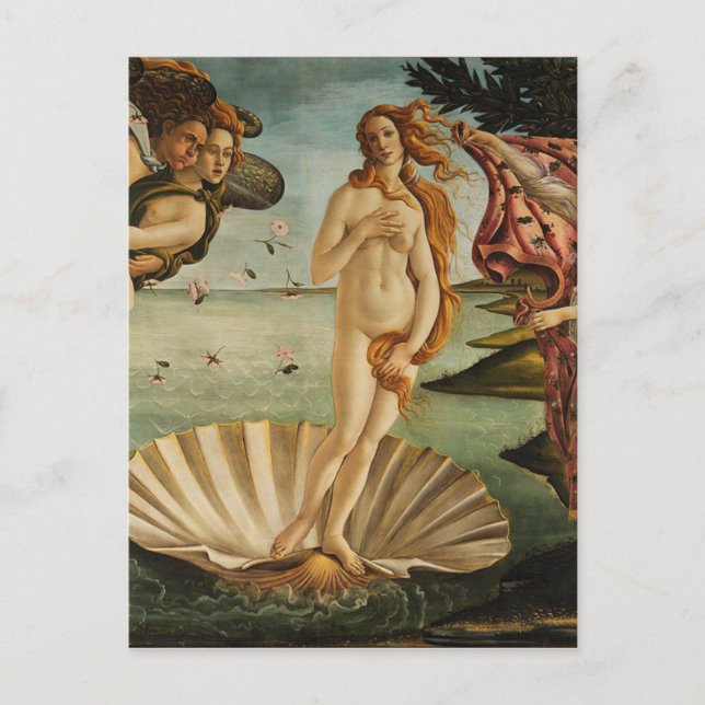Carte Postale La naissance de Vénus - Sandro Botticelli (Devant)