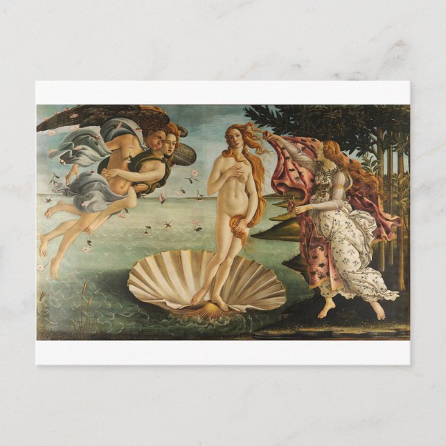 Carte Postale La naissance de Vénus - Sandro Botticelli (Devant)