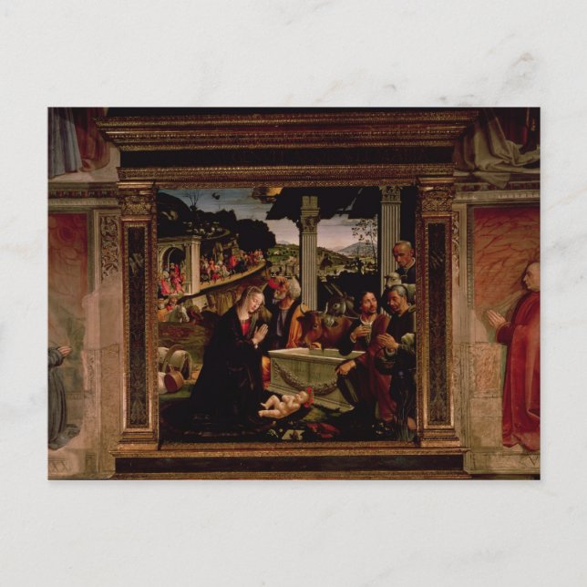Carte Postale La naissance du Christ (Devant)
