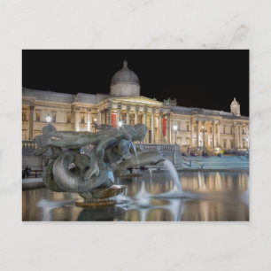 Carte Postale La National Gallery, Trafalgar Square