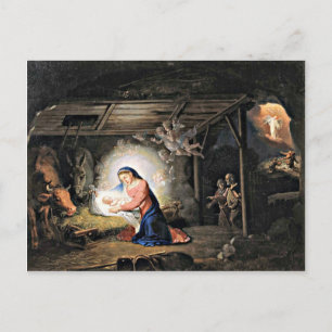 Carte Postale La Nativité du Christ - Vladimir Borovikovsky