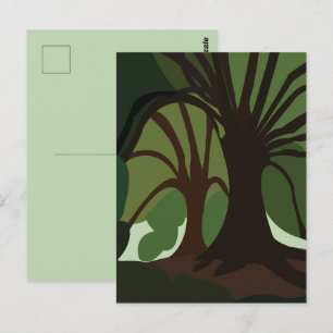 Carte Postale La nature botanique des arbres