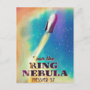 Carte Postale La nébuleuse de l'Anneau (Messier 57) Affiche de v