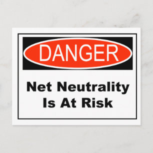Carte Postale La Neutralité Net Est En Danger